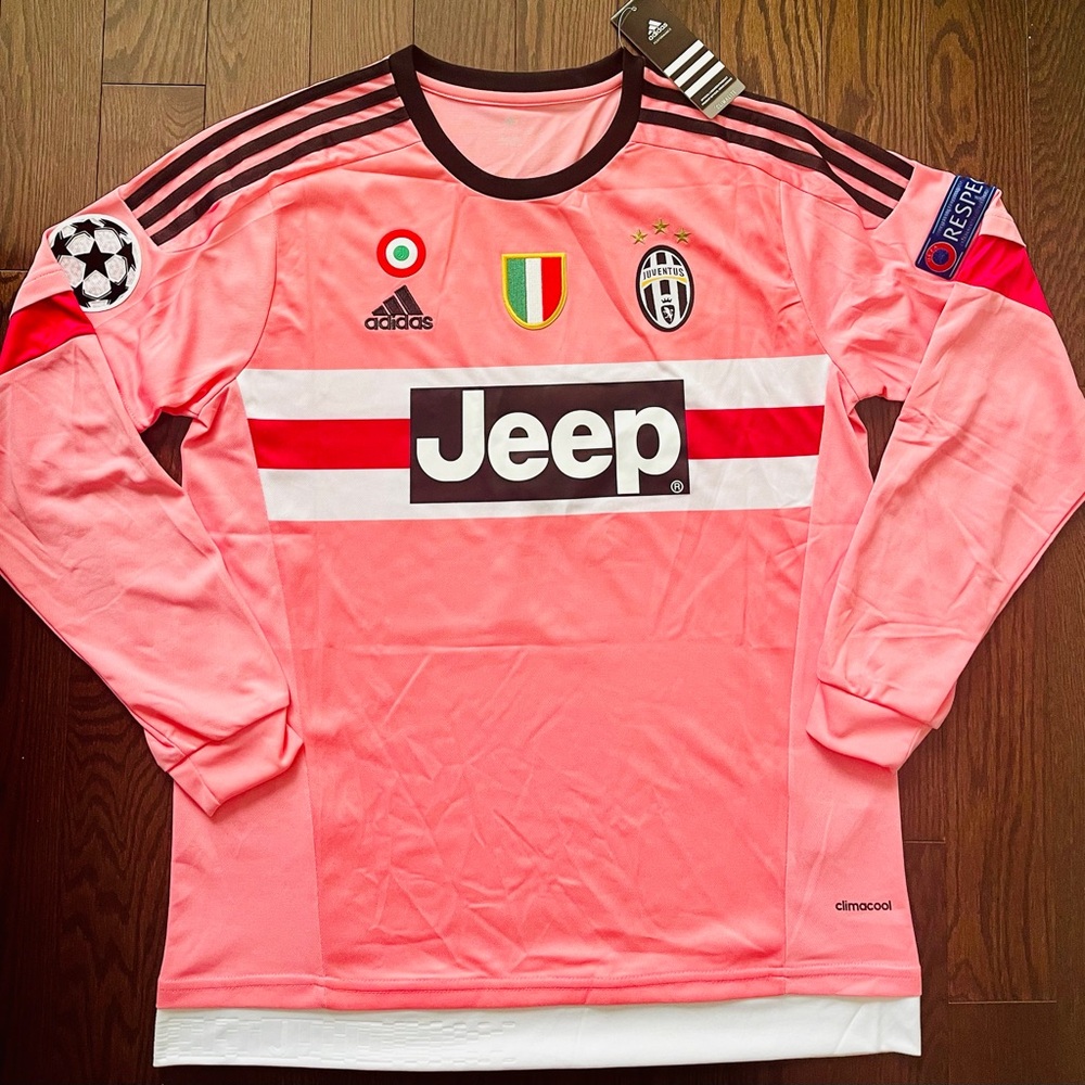 Juventus Retro 2015/16 POGBA Soccer Away Jersey - Size Medium Men Vintage